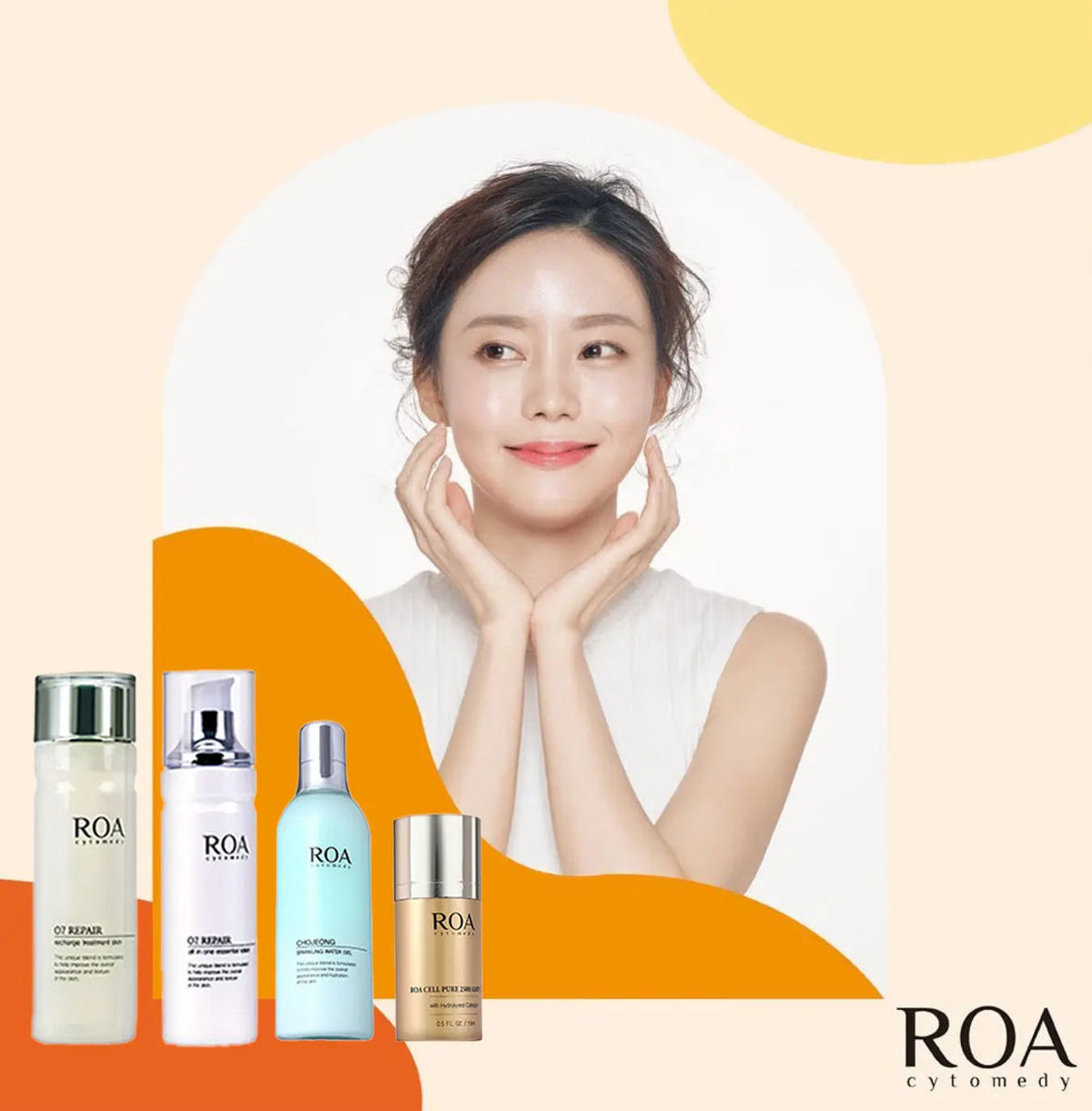 Collagen 3-Step Skincare Set + Collagen Sparkling Water Gel ROA